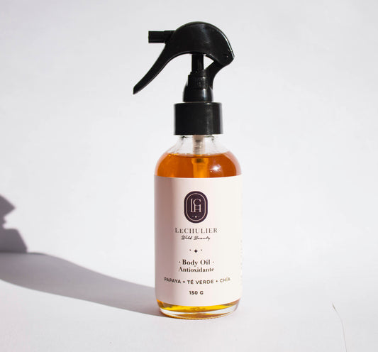 BODY OIL ANTIOXIDANTE Papaya + té verde + chía
