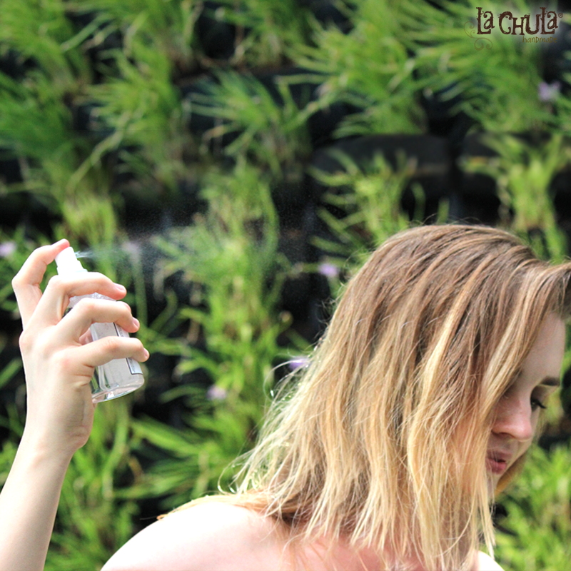 Spray natural para cabello