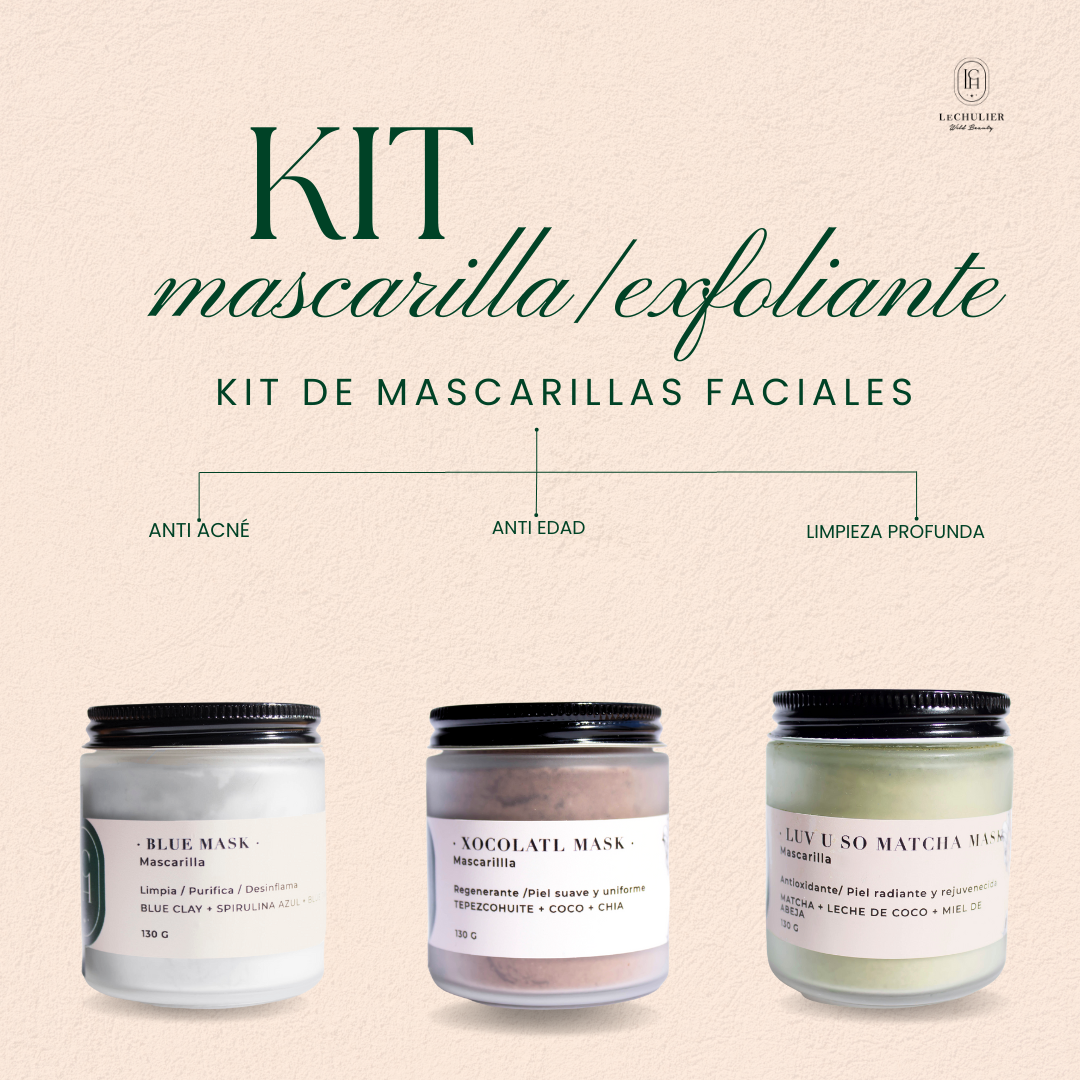 Kit Mascarillas/Exfoliantes Faciales